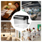 Small Paper Shredder Manual Document Shredder Household Paper Shredding Solution Household Small Mini Paper Shredder Tool