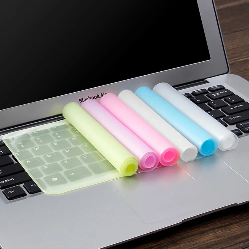 13-17 Inch Universal Laptop Keyboard Cover Soft Silicone Dustproof And Waterproof Protective Film For Notebook Computers