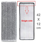 Replace Mop Head Microfiber Replacement Head Floor Cleaning Cloth Pads Flat Squeeze Hand Free Wringing Tools for Home, Kitchen