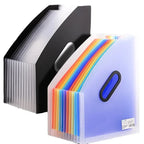 13 Grid Vertical Portable Expandable Accordion Bag Multi-Layer Paper Storage Bag Student Special Office Folder for File Stora