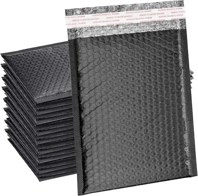 10/50pcs Black Pink Bubble Envelopes Bag Waterproof Foam Adhesive Self Seal Packing Bags Mailers Shipping Storage Organizer Bags