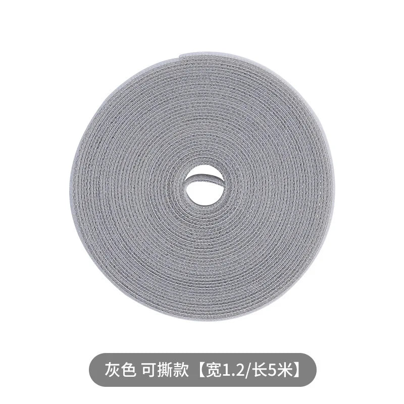 Simple and Portable Desktop Velcro Cable Tie, Data Cable Plug Board Cable Organizer