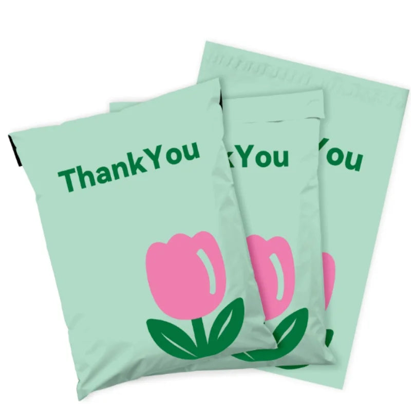 100PCS Poly Mailer Adhesive Envelope Printing Bag DIY Clothes T-shirt Pantihose Skirt Underwear Bra Shipping Packaging Pouches