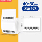 Niimbot Label For B1/B21/B3S Mini Printer Portable Thermal Label Stickers Self-Adhesive Waterproof Label Maker Sticker New