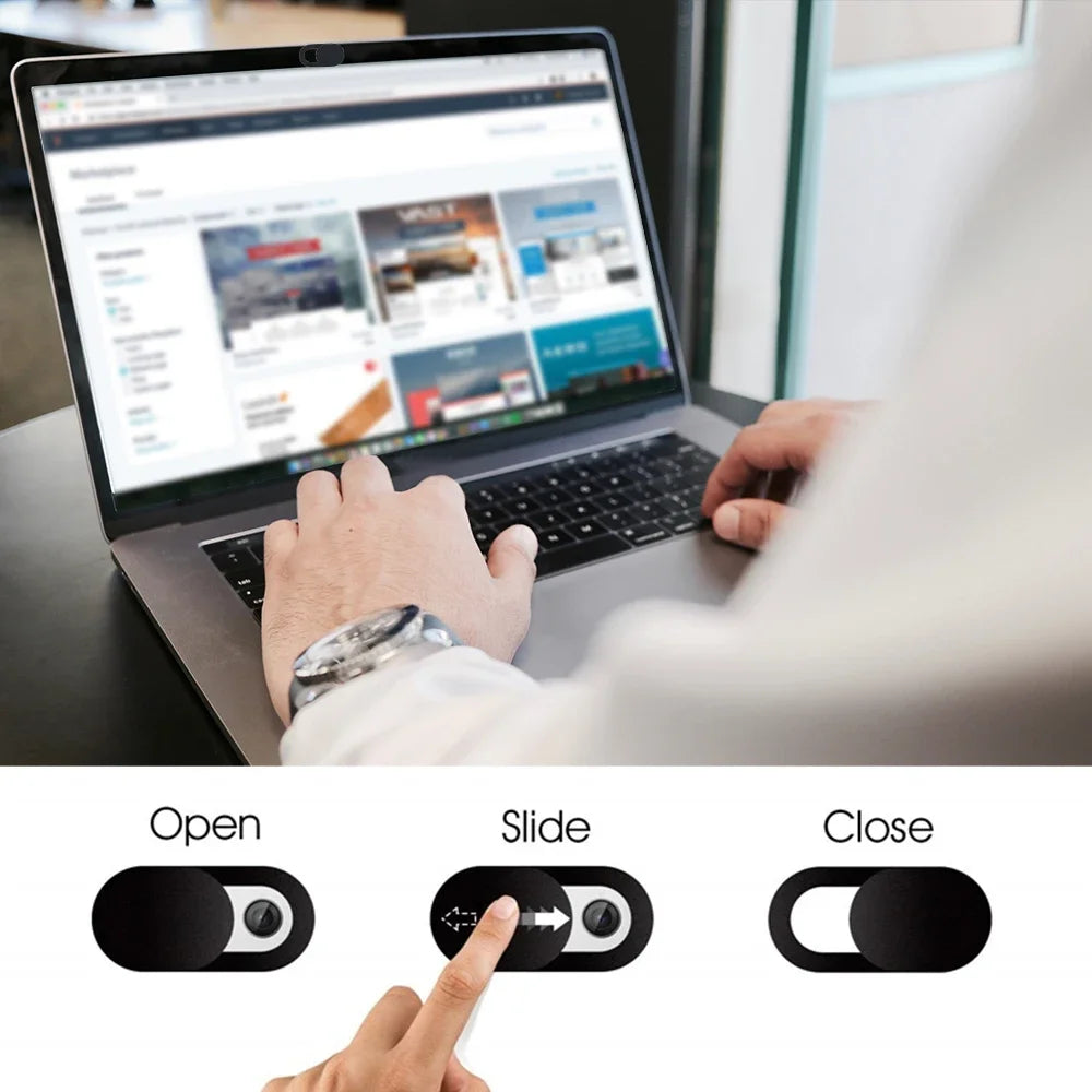 20-1PCS Webcam Cover Mobile Computer Lenes Camera Cover for iPhone Samsung Anti-Peeping Protector Shutter Slider Privacy Sticker