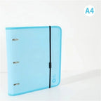 1pc Multi-Function 3 Hole Loose Leaf Folder, Binder Design Storage Book, Large Capacity Document Booklet