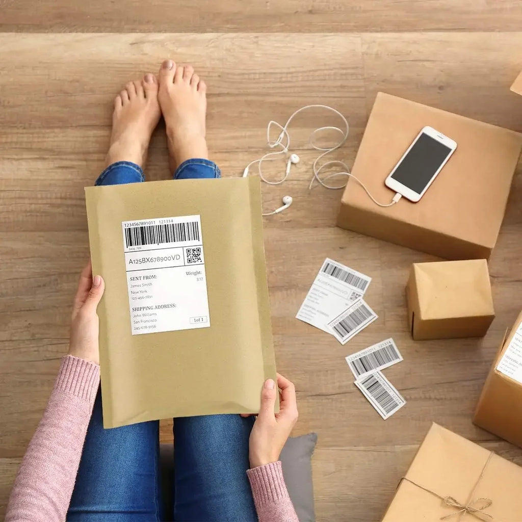 Kraft Bubble Mailers Self-Seal Mailing Envelopes Bubble Padded Mailer Package Shipping Bags for Card Jewelry Electronic Products