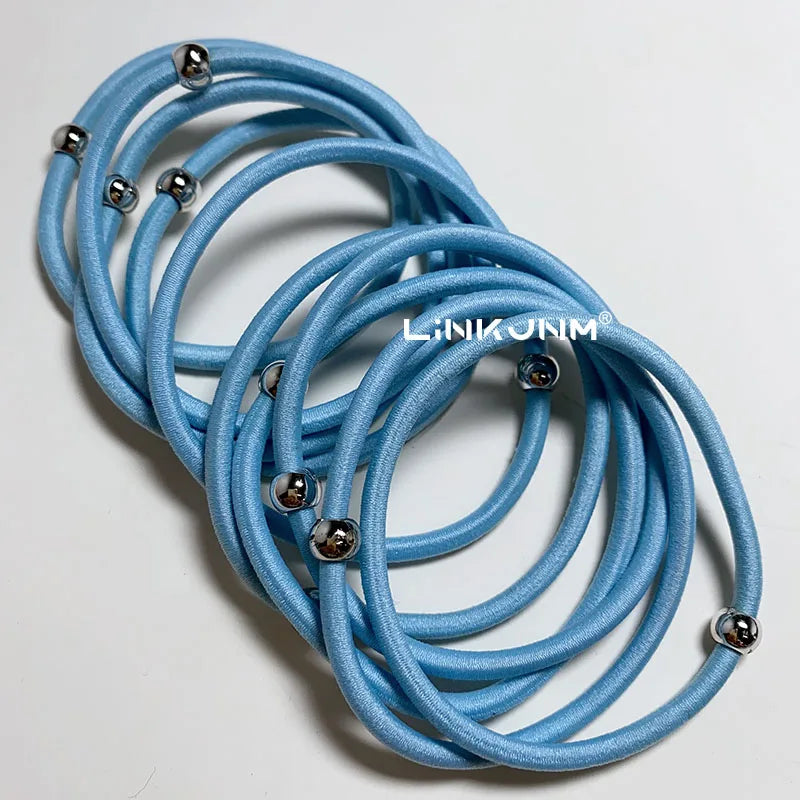 10PCS New Girls Elastic Hair Rubber Bands Kids Headbands Women Hair Tie Hair Gum Ponytail Hair Holders Hair Accessories