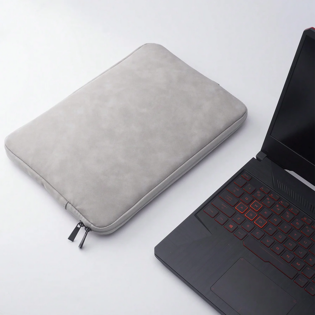 PU sheepskin leather fabric Waterproof Leather 9.7-15.6 inch Tablet PC Carrying Case Protective  Notebook Shockproof Cover