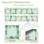 12/24pcs Cute Animals Sticky Notes Set, Refrigerator Memo Pads,Self-Stick Dog Cat Notes Pads for Home Office Gifts Supplies