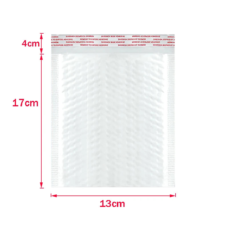 Bulk 50 Shockproof White Foam Envelope Bag Self-sealing Padded Mail Bubble Bag Envelope Shipping Office Packaging Parcel