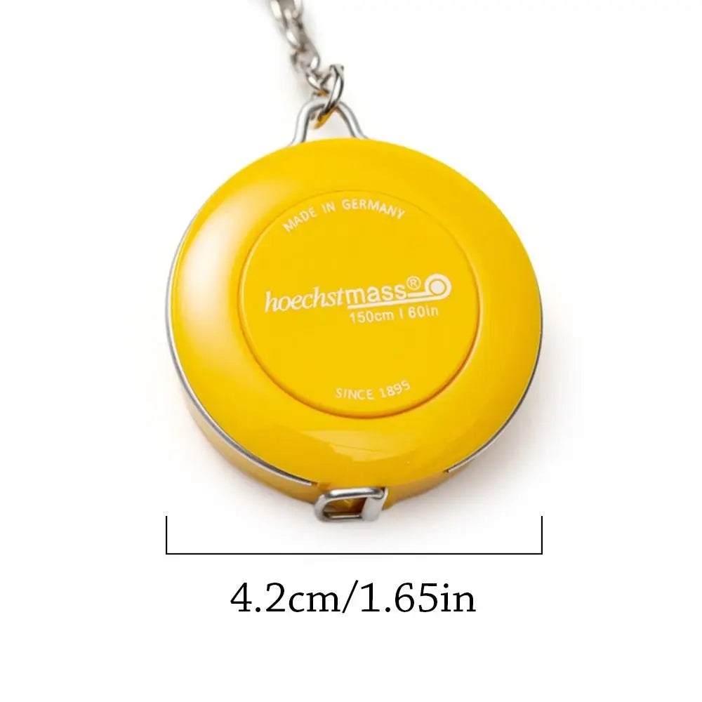 1M/1.5M Measure Ruler Retractable Centimeter Inch Roll Tape Mini Keychain Tape Measure Tailor Portable Sewing Measuring Tool