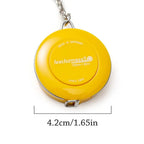 1M/1.5M Measure Ruler Retractable Centimeter Inch Roll Tape Mini Keychain Tape Measure Tailor Portable Sewing Measuring Tool