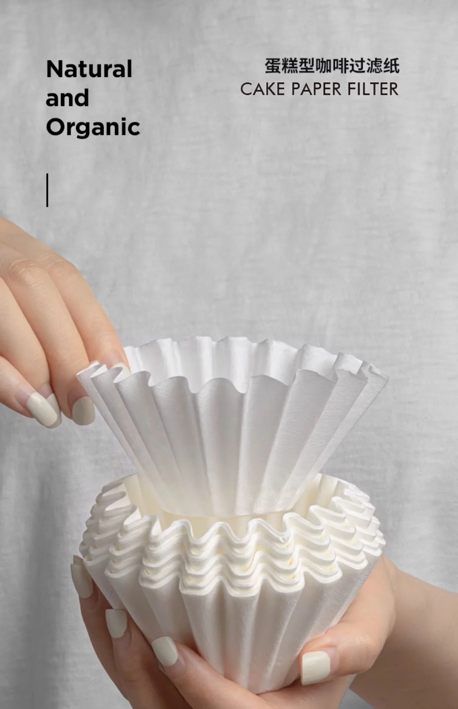YRP Coffee Filter Papers 50 Sheets 1-2Cups 3-4Cups Paper Filter #155  #185 Pour Over Coffee Dripper & Wave Dripper Barista Tools