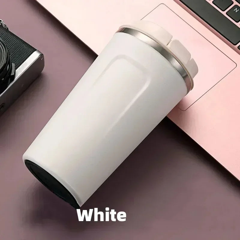 1pc 380/510ML Travel Stainless Steel Coffee Cup Thermal Mug Leak-Proof Thermos Bottle Tea Coffee Mug Vacuum Flask Insulated Cups