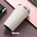 1pc 380/510ML Travel Stainless Steel Coffee Cup Thermal Mug Leak-Proof Thermos Bottle Tea Coffee Mug Vacuum Flask Insulated Cups