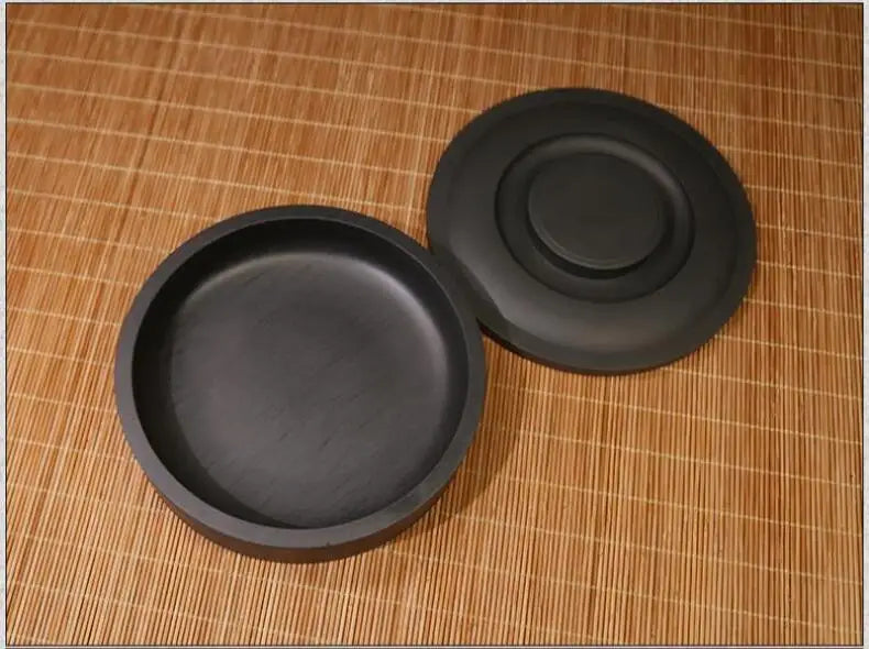 5-8 Inches Natural Inkstone Calligraphy Writing Ink Stone Traditional Chinese Painting Inkslab Multifunction Ink Grinding Plate