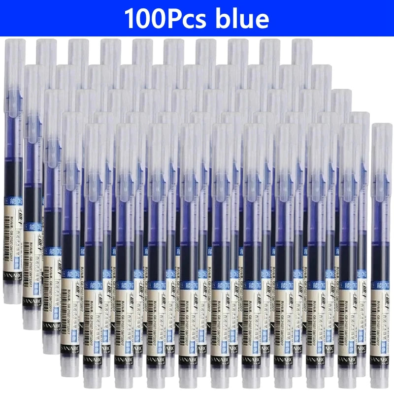 3/10/50/100PCS Color Gel Pens set,0.5mm Fine Tip Ballpoint Pen for Drawing Pens for Writing Office Accessories Back To School