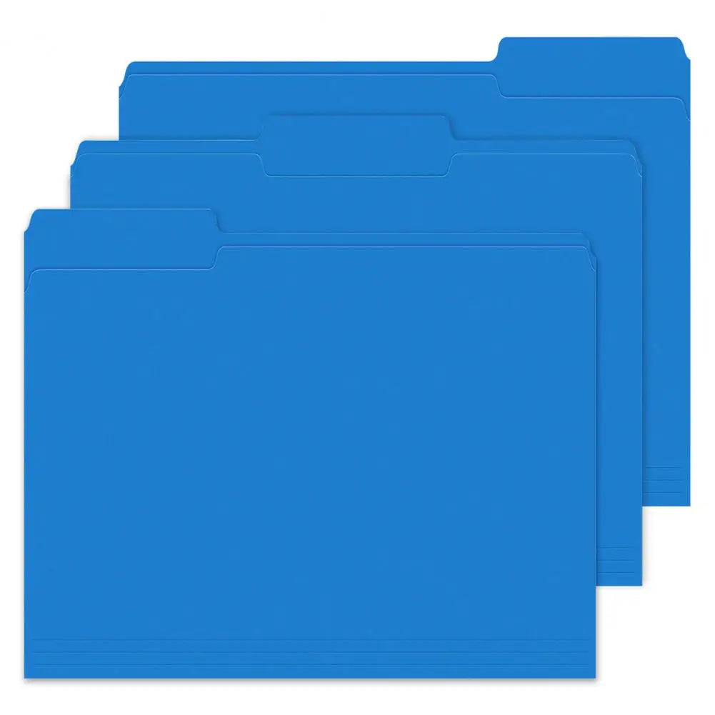 Home Office Organization Supplies Manila File Folders Set for Home Office Organization 50pcs Standard Letter Size for Easy
