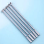 5Pcs 19Cm Food Grade Stainless Steel Swizzle Sticks Stirrers for Coffee Cocktail Drinks Milk Tea Bar Restaurant Hotel