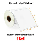 500/350 Sheets 4"x6" 4''x4'' Thermal Label Paper 100x150mm Adhesive Stickers For Thermal Shipping Labels Express Barcode Label