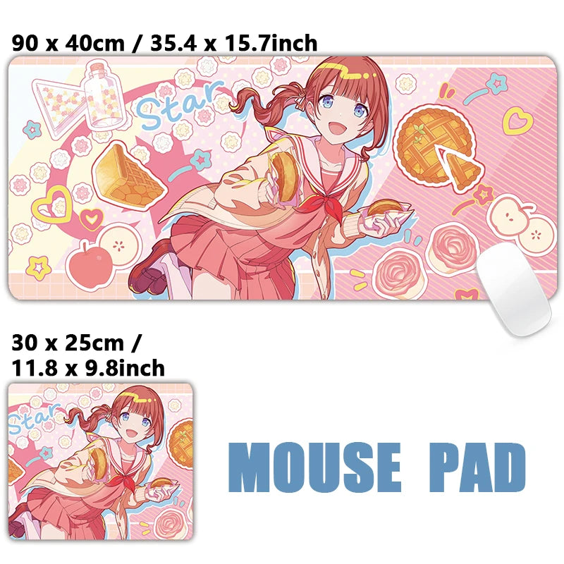 Project Sekai Birthday Full Character 25-ji Nightcord de PJSK Mouse pad Table Mat Gaming XXL Anime Mousepad Keyboard Desktop Mat