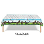 Dinosaur Plastic Tablecloth Dinosaur Birthday Party Table Covers Boy Birthday Baby Shower Party Decorations Supplies Picnic