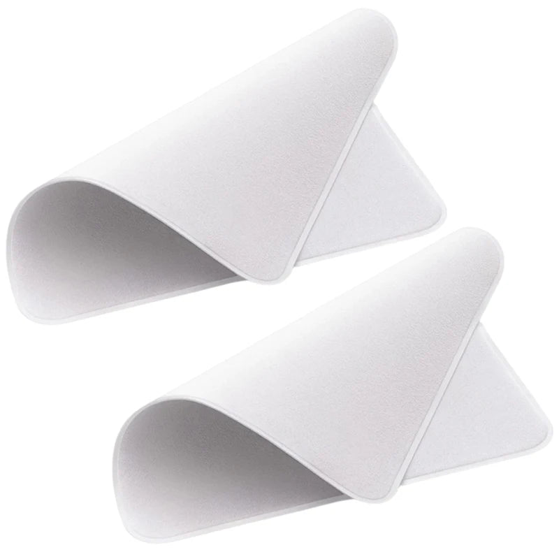 1-5pcs Universal Polishing Cloths with Box for Apple Phone IPad Screen Camera Lens Wipe Cloth Eyeglass Cleaning Microfiber Cloth