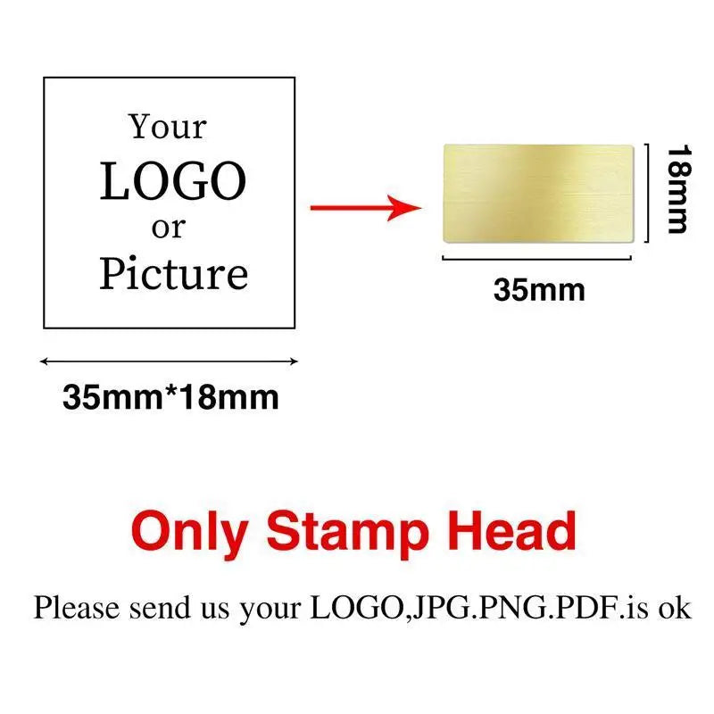 Custom Stamps Personalized Logo Metal Stamps Custom Wax Seals Stamps Customize Your Own Logo Gift Stamps Invitation Stamps