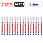 iLMH 4-40Pcs Deep Hole Long Nib Head Marker For Metal Perforating Pen Waterproof Bathroom Woodworking Decor Multi-Purpose Tool