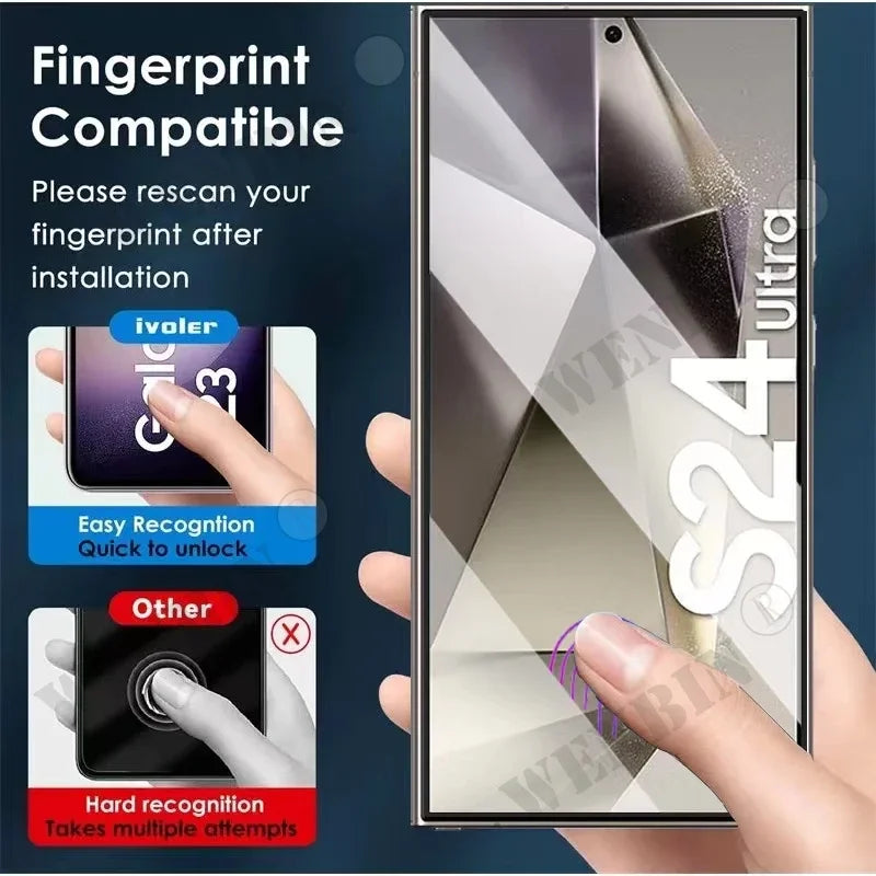 3 Pcs Tempered Glass For Samsung Galaxy S26 S25 S24 S23 S22 Ultra Plus FE A57 A56 A36 A17 Screen Protector Full Protective Glass