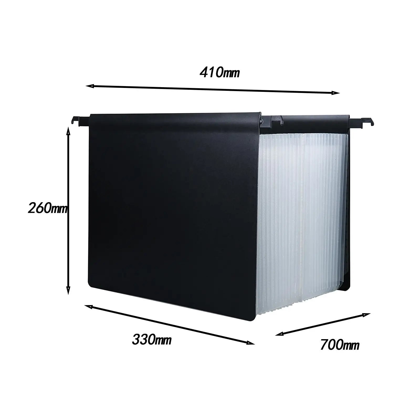 Expanding Hanging File Folder 25 Pocket Large Capacity with Tabs Accordion File Organizer for Receipts Envelopes Filing Cabinet