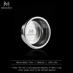 MUVNA Precision High Extraction Mobius Espresso Basket Filter, Micro Sieve Filter Basket with 304 Stainless Steel for 51/54/58mm