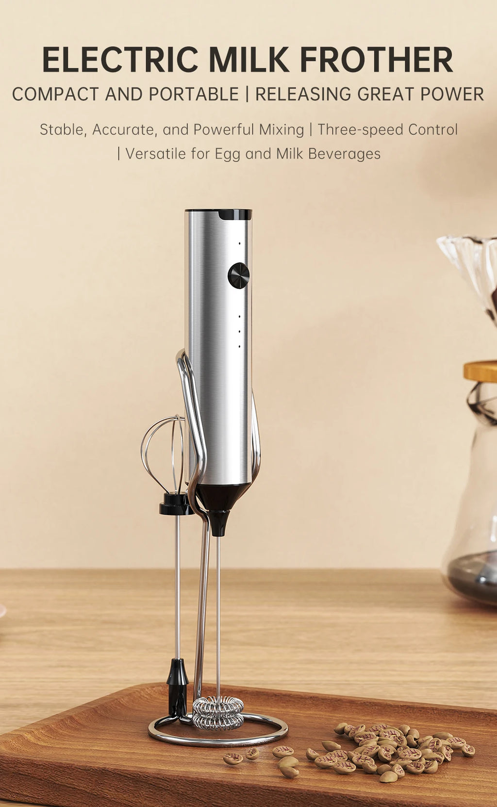 Wireless Electric Mini Milk Frother Coffee Whisk Portable Egg Beater Blender Kitchen Cooking Stirrer handheld wireless whipper