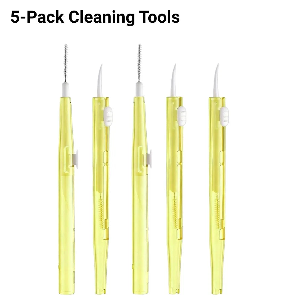 Ultimate Electronics Cleaning Kit: 50ml Screen Cleaner Spray Microfiber Cloth & Port Brushes for Phones, AirPods, Charging Ports