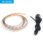 USB LED Strip Lights 2835 DC5V With Switch Flexible Lamp Tape Ribbon TV Desktop Computer Screen Background Lighting Home Decor