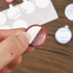 100/10PCS Seal Wax Stamp Stickers Self Adhesive Double Sided Round Circle Discs For Wax Sealing Stamp Candle Wick Making