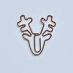 20pcs Retro Metal Clips Mini Christmas Tree Paper Clip Bookmark Book Binding Notebook Decor Stationery School Binding Supplies
