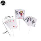 Casino Party Supplies for Men/Adults Poker Paper Plates Cups Napkins Straws for Poker Night Las Vegas Party Decorations