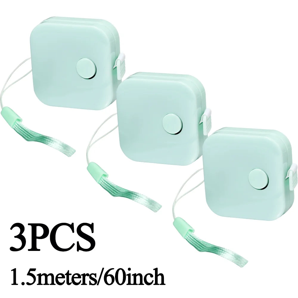 Retractable Soft Tape Measure Double-sided Measurement Ruler Portable Body Flexible Ruler for Weight Loss Medical Measurement