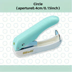 1pc single-hole puncher, with multiple punching modes available. A paper/photo punching tool for stationery use.