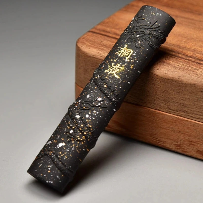 Ancient Method Soot Ink Stick High Quality Sumi Handmade Chinese Traditional Painting Calligraphy Ink Stone Supply for Artists