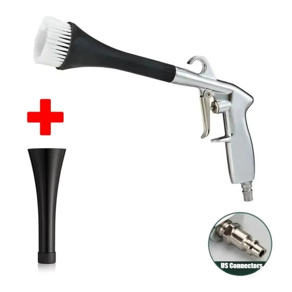 Multi-Function High Pressure Pneumatic Cleaning Gun Portable Air Compressor Dust Blower Auto Interior Detailing Maintenance Tool