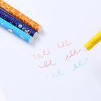 4/8pcs Colors Erasable Gel Pens with Erase Ink Cute Animal Pen Colours 0.5mm/0.7mm Tip Fine Ballpoint Pen for School Office Gift