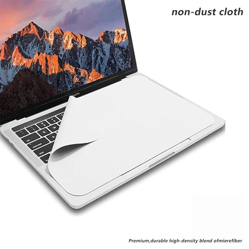 Microfiber Cleaning Cloth For MacBook Laptop Screen Keyboard Dust Free Polishing Cloth Anti-Scratch Lens Cleaning Wipe