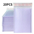 20Pcs Bubble Mailer Envelope Mailing Shipping Packaging Small Business Supplies Self Seal Bubble Waterproof Express Envelope
