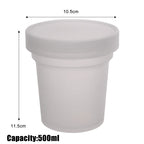 10/1PCS Pudding Cups Dessert Cup with Lids Transparent Reusable Ice Cream Bowls Sealed Cake Storage Box Snacks Yogurt Container