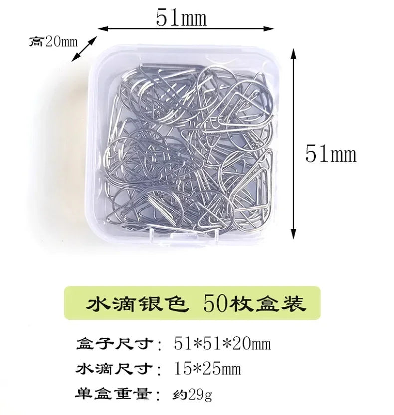 30pcs/pack Colorful Multi Shaped Heart-shaped Paper Clips, Colorful Macaron Mini Shaped Paper Clips