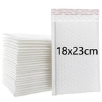 10pcs White Waterproof Bubble Mailers Protective Padded Poly Envelopes Self Seal Mailing Bags for Fragile Items Cosmetic Samples