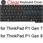 Keyboard Cover for Lenovo ThinkPad 16 Z16 P1 X1 E16 L16 P16 T16 P16s P16v T1g T16g Gen 8 7 6 5 4 3 Silicone Protector Skin Case